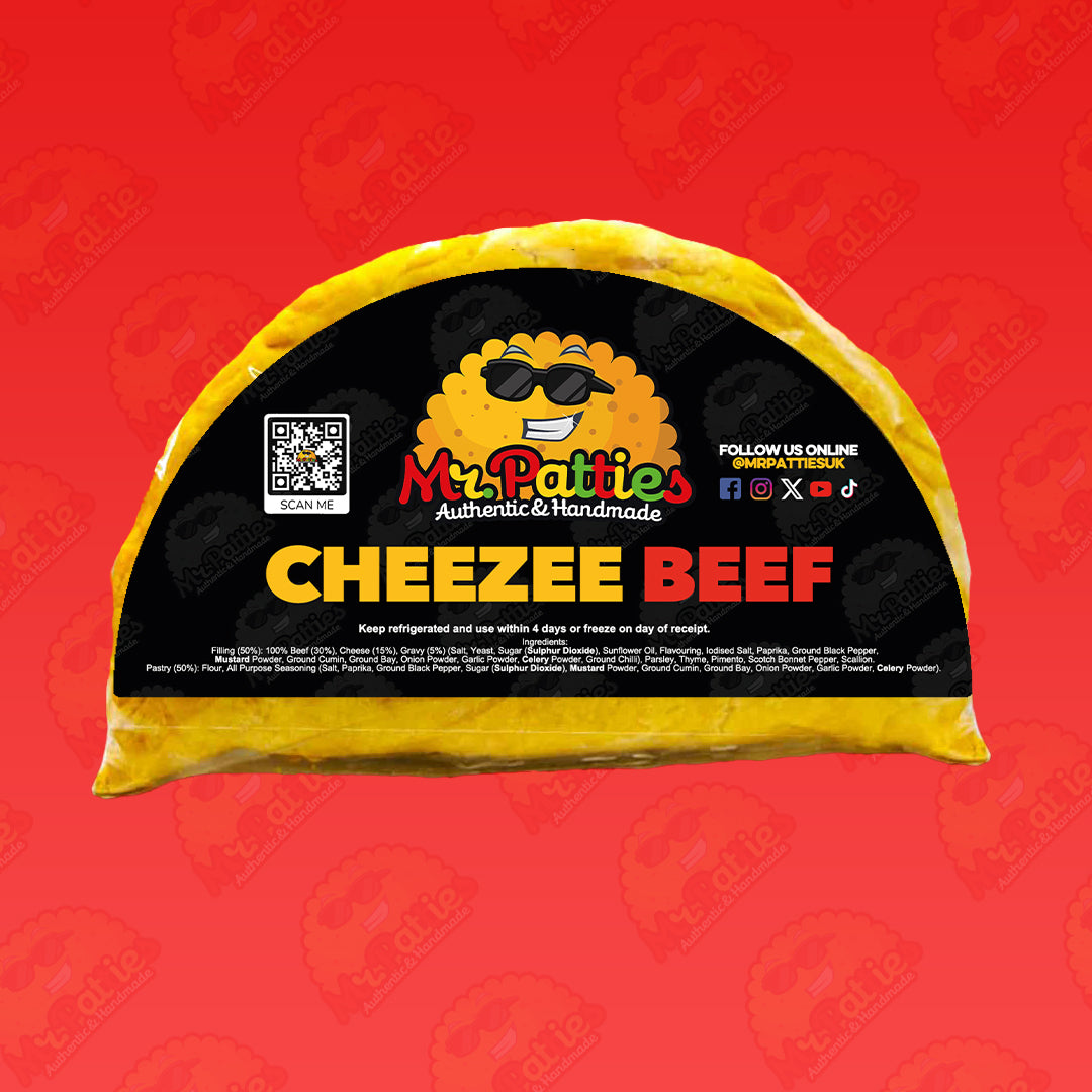 Jamaican Cheezee Beef Patty Box