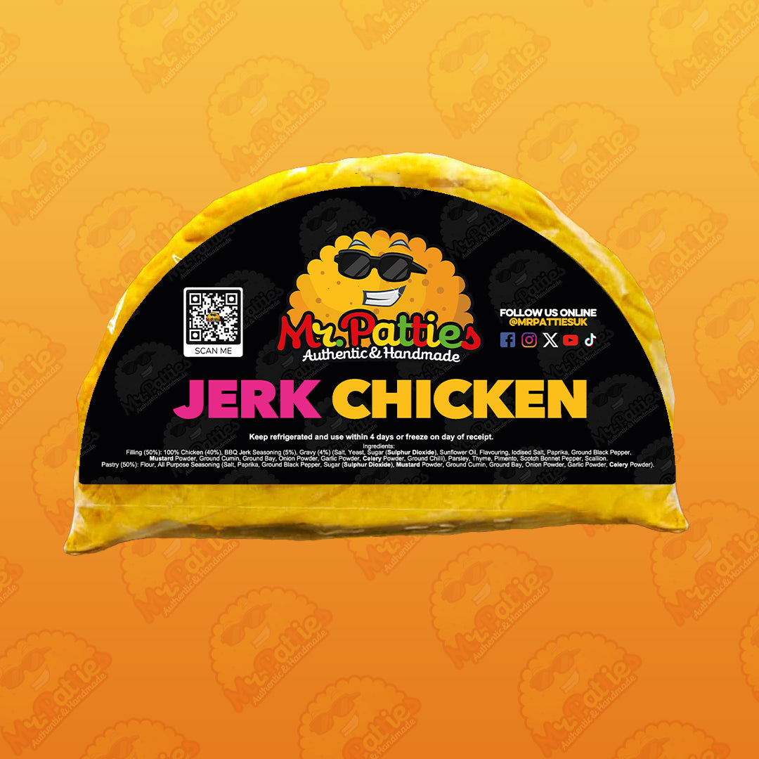 Jamaican Jerk Chicken Patty Box