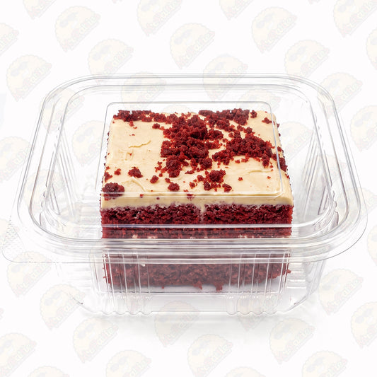 Red Velvet Traycake Slice