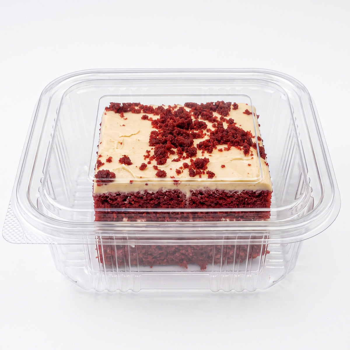 Red Velvet Traycake Slice
